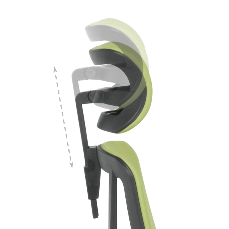 Ергономичен офис стол Carmen COTIA зелен